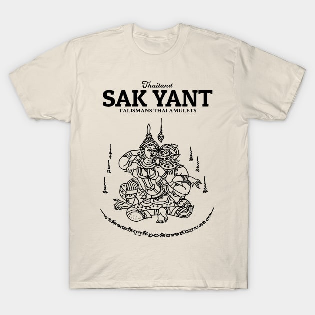 Sak Yant Muay Thai Tattoo T-Shirt by KewaleeTee